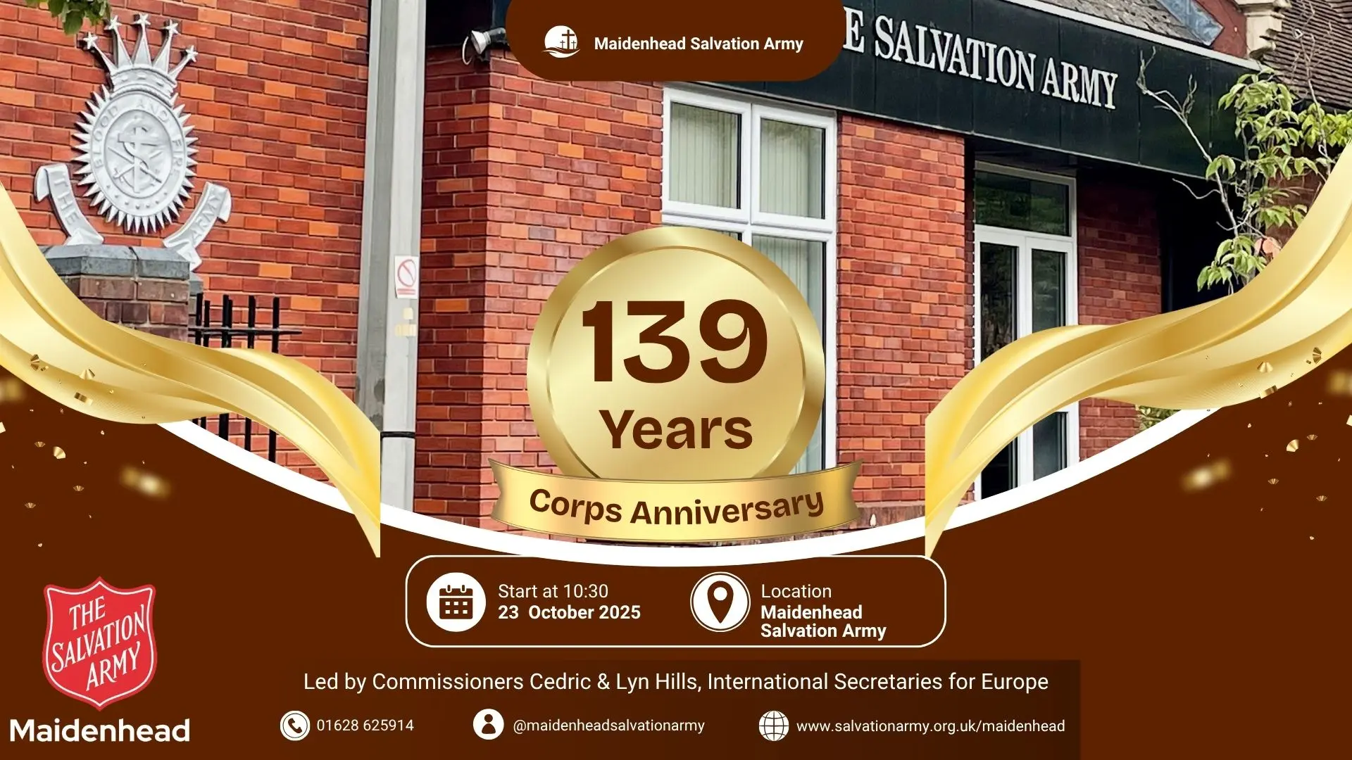 Maidenhead's Corps Anniversary poster