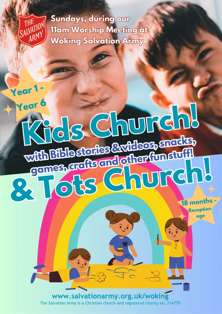 Kids and Tots Church Poster