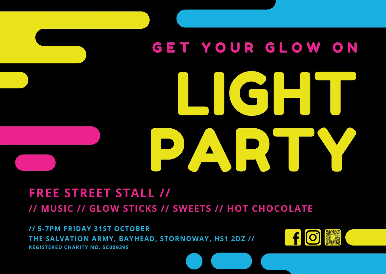 Poster for Stornoway Salvation Army's Light Party