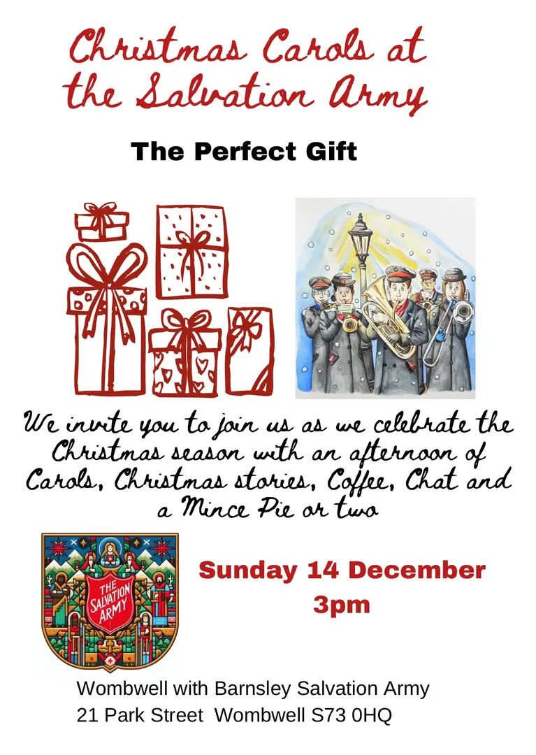 flyer for carol service