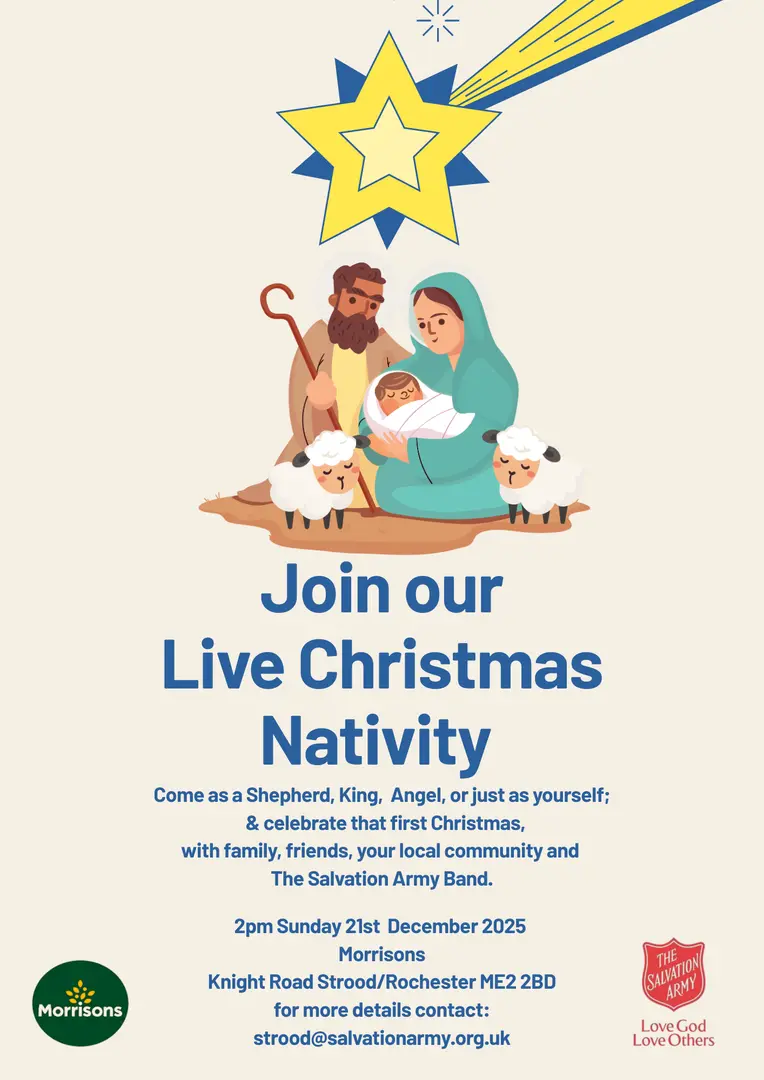 Join our Live Nativity and remember what Christmas is all about.
