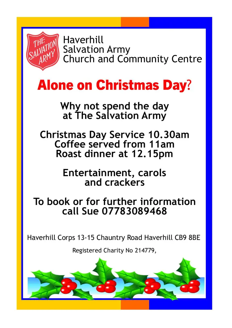 Haverhill Christmas Day 2025