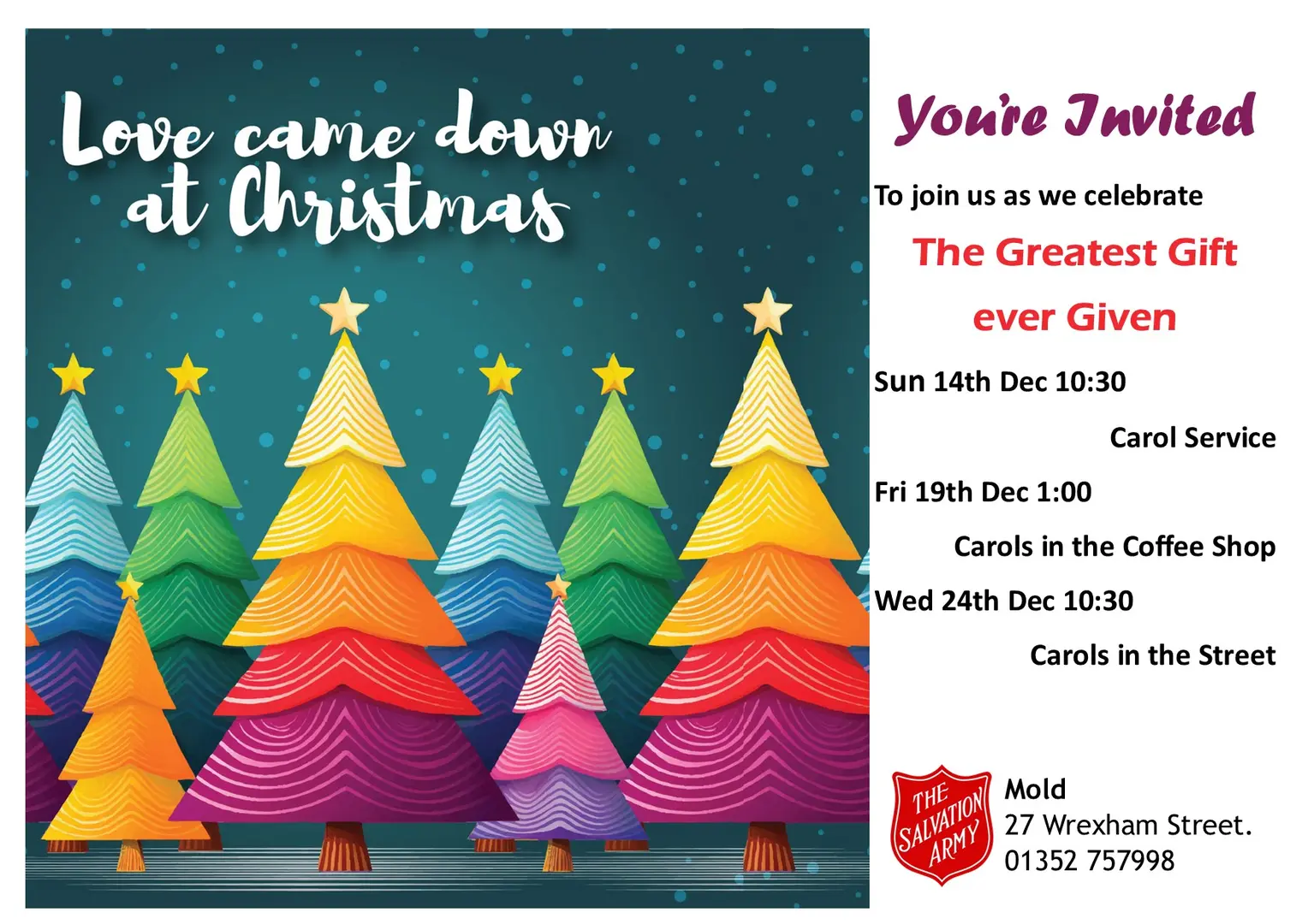 Mold Corps Christmas Info