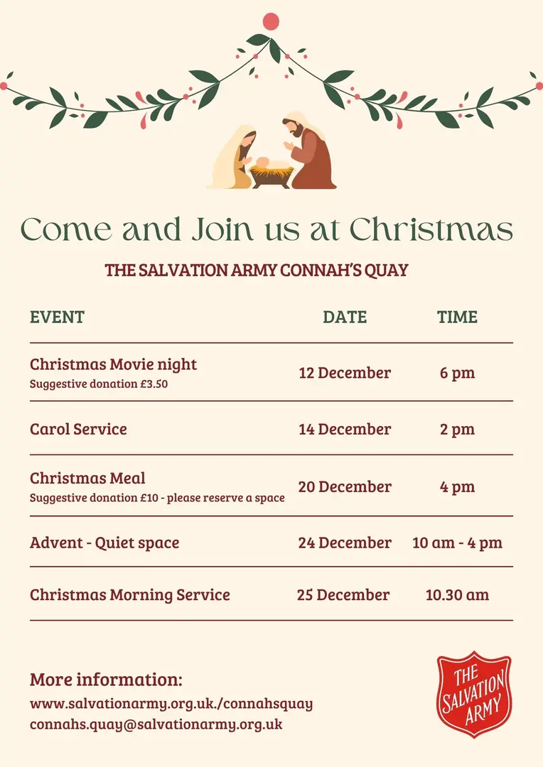 Come and Join us at Christmas