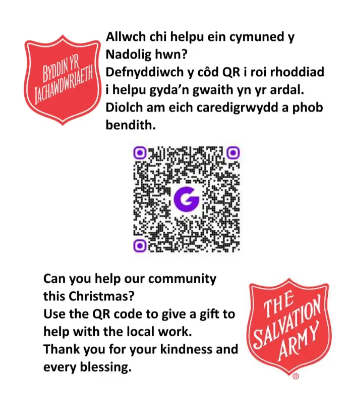 Just Giving appeal Nadolig 2025