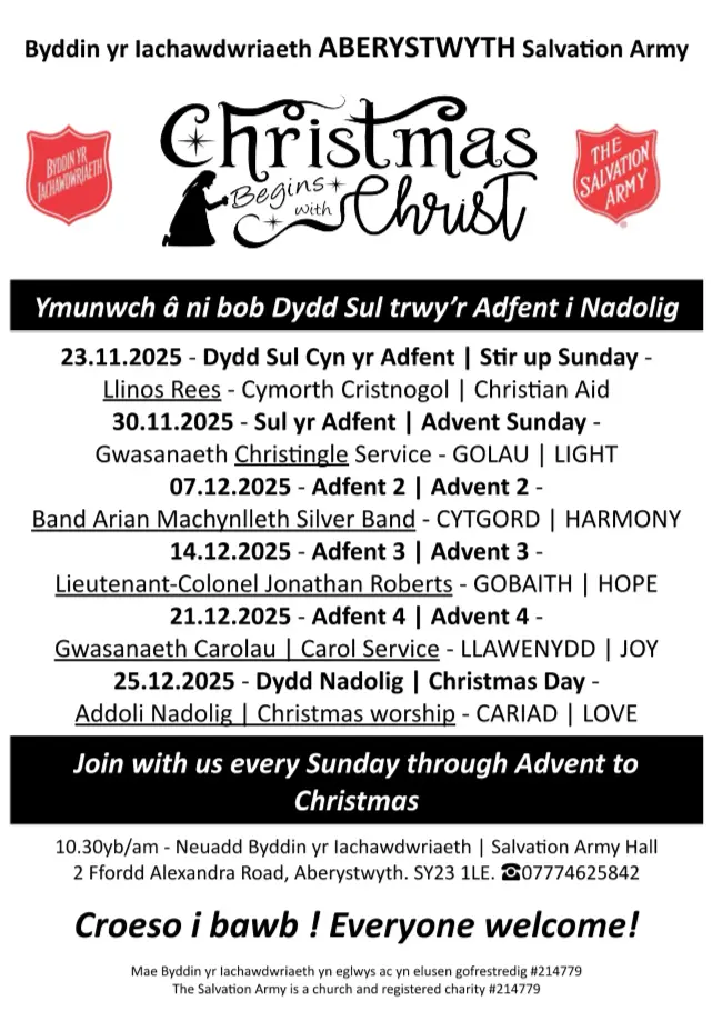 Rhaglen Nadolig | Christmas programme