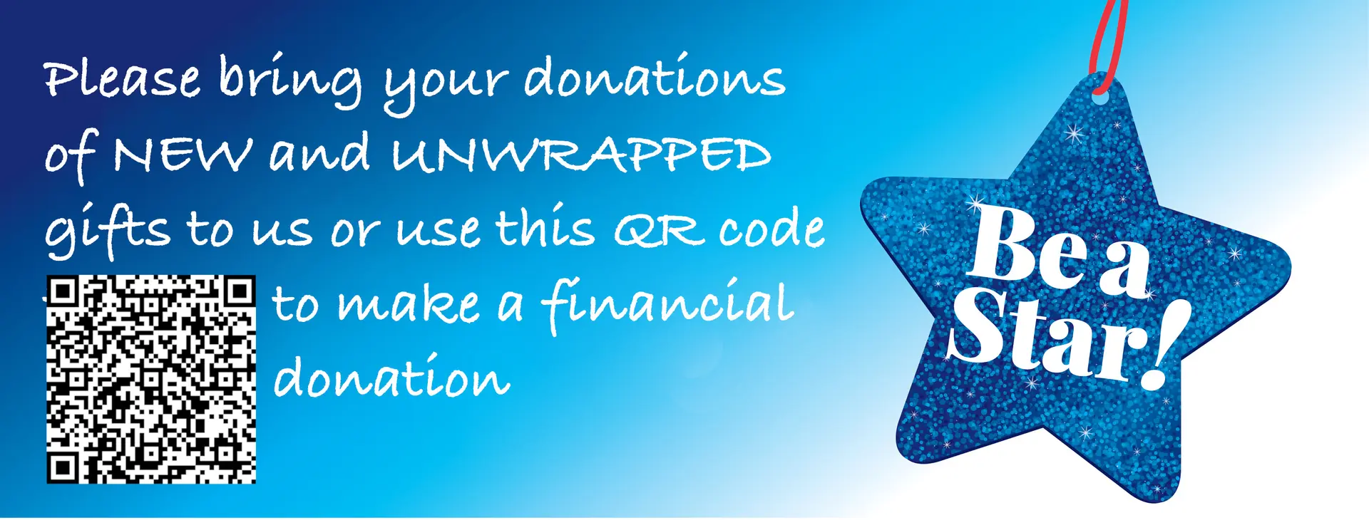 Christmas Present Appeal - Image showing Wrexham QR code