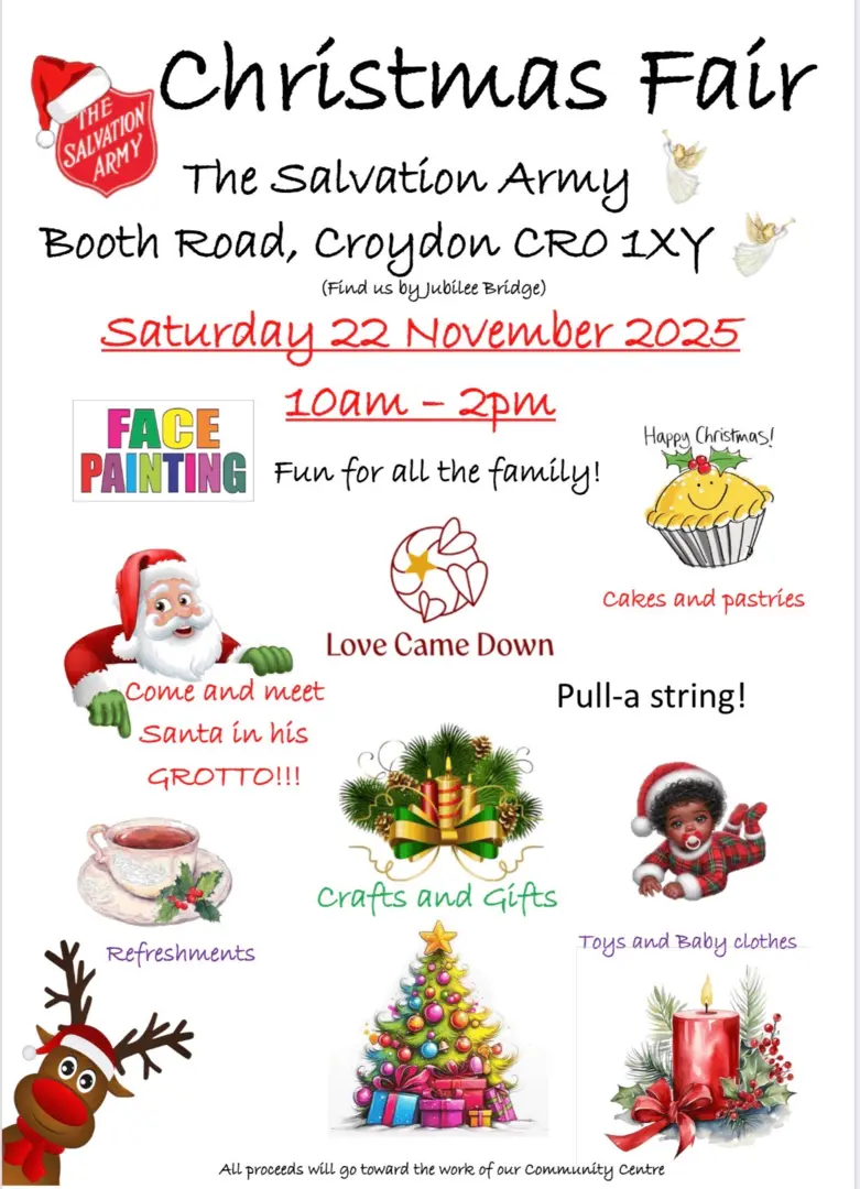Croydon Christmas Fait Poster