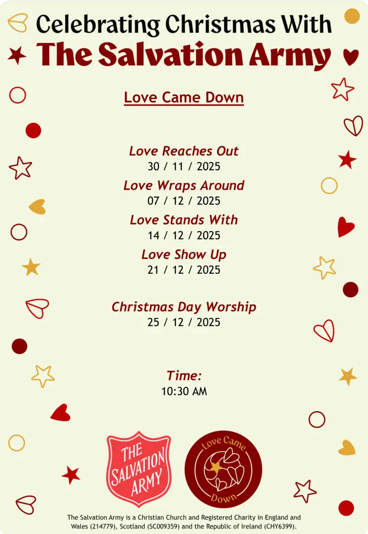 Chester Salvation Army Advent Worship Services