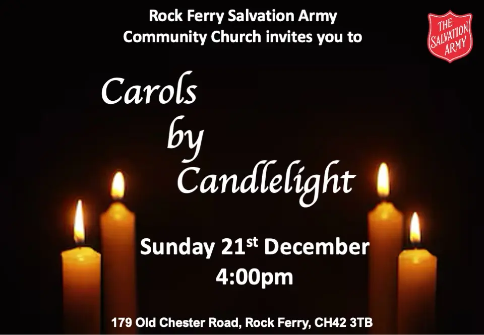Rock Ferry Salvation Army Carols by Candlelight 2025