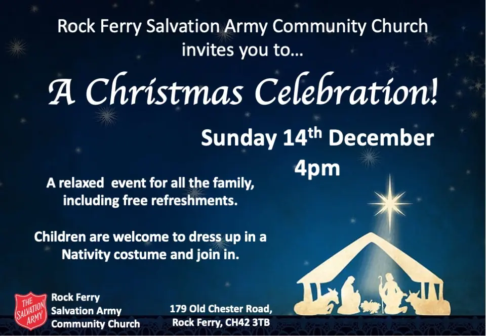 Rock Ferry Salvation Army Christmas Celebration 2025