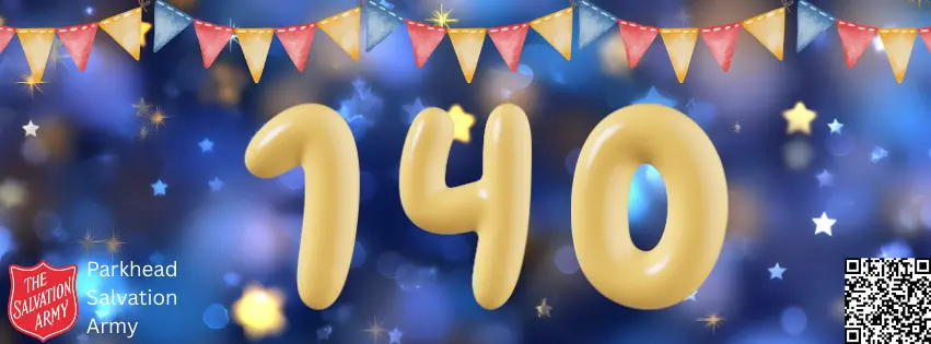 Parkhead Salvation Army Celebrate Banner