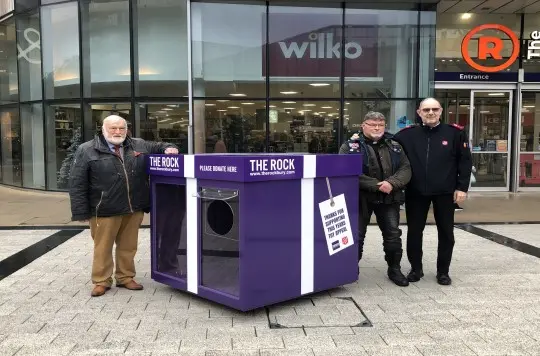 Bury Salvation Army supported by The Rock shopping centre