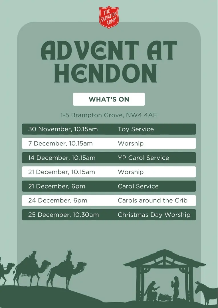 Hendon Advent Services 2025