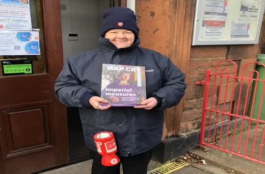 Michaela will sell the War Cry to raise funds for Salvation Army