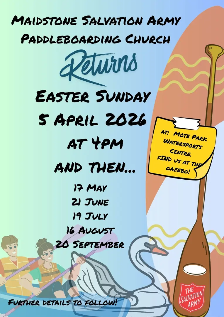 Paddleboarding Church 2026 Poster