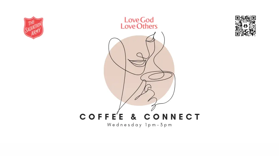 Coffee and connect poster