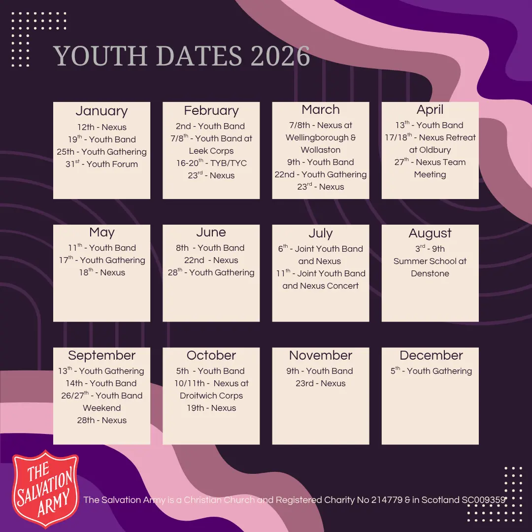2026 Youth Dates