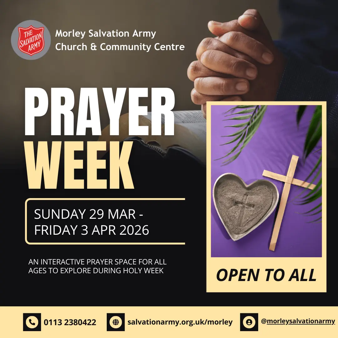 prayer week sunday 29 mar to friday 3rd apreil open to all more details to follow 