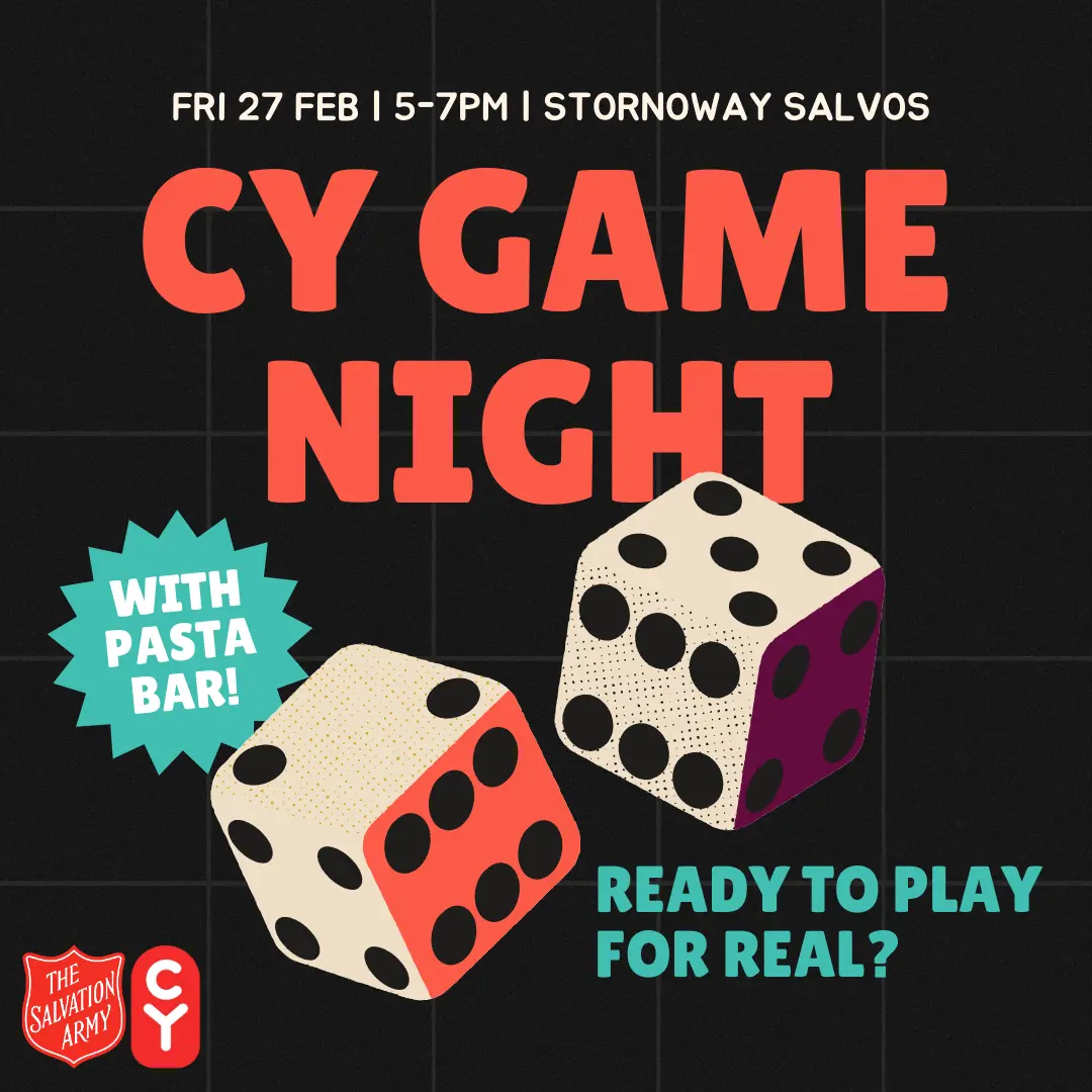 Children and Youth Game Night Flyer