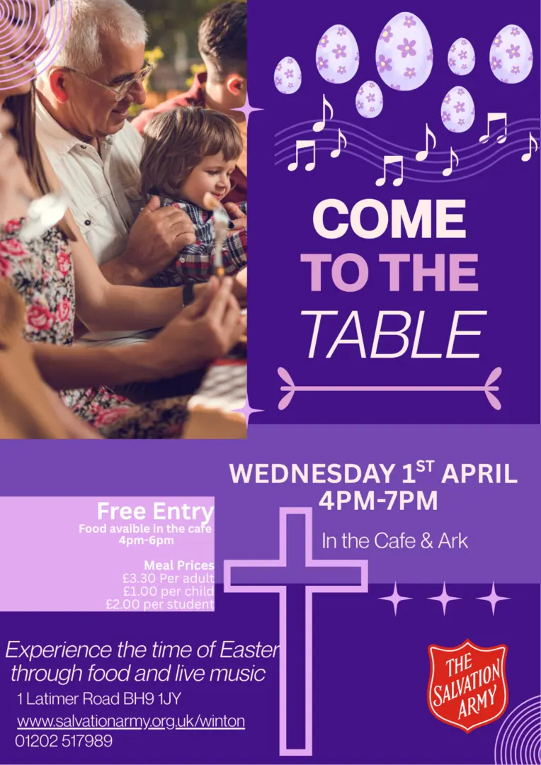 Come and join us to experience the time of Easter through food and live music!