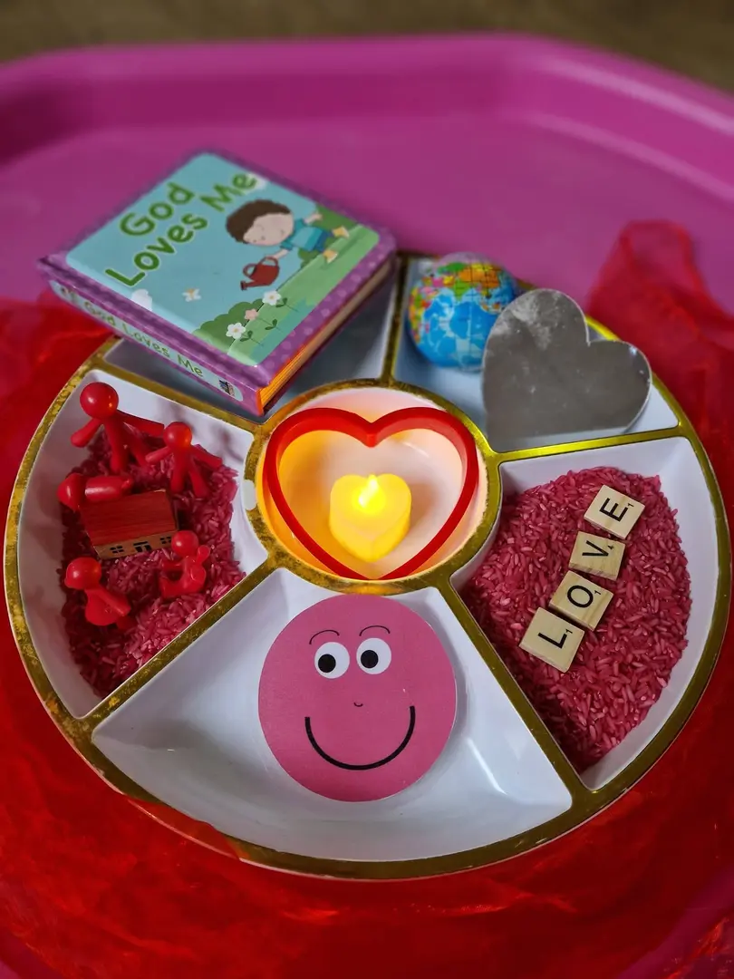 Bible Story sensory tray