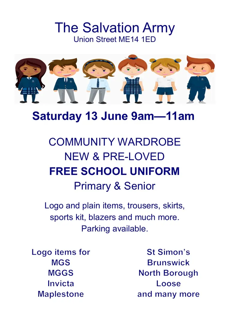June 2026 School Uniform Event Poster 