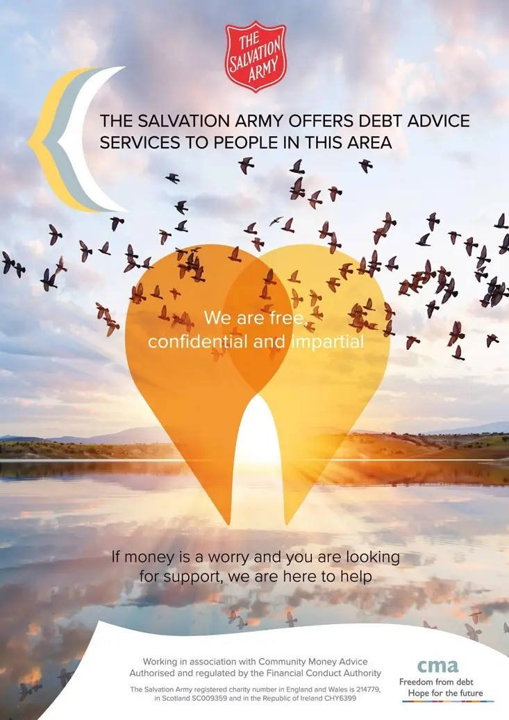 Bedford Salvation Army debt advice service