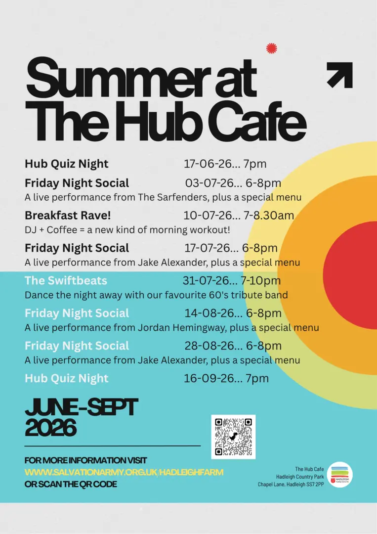 Hub Cafe Summer events