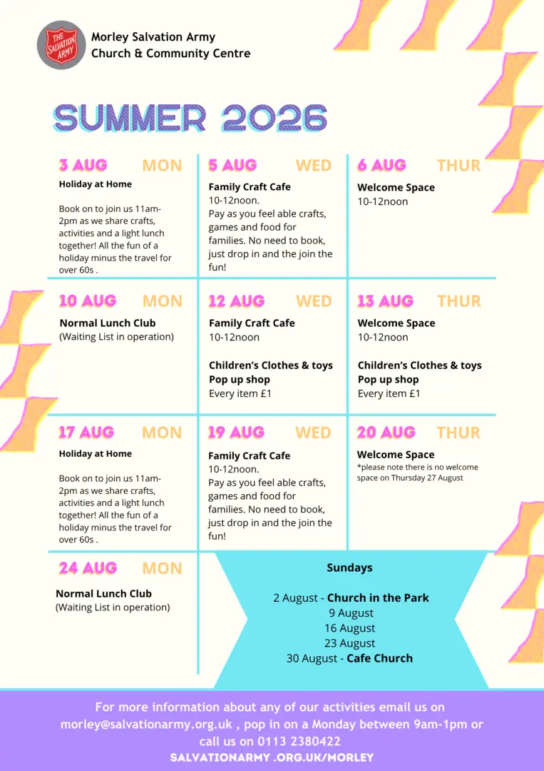 summer programme dates 