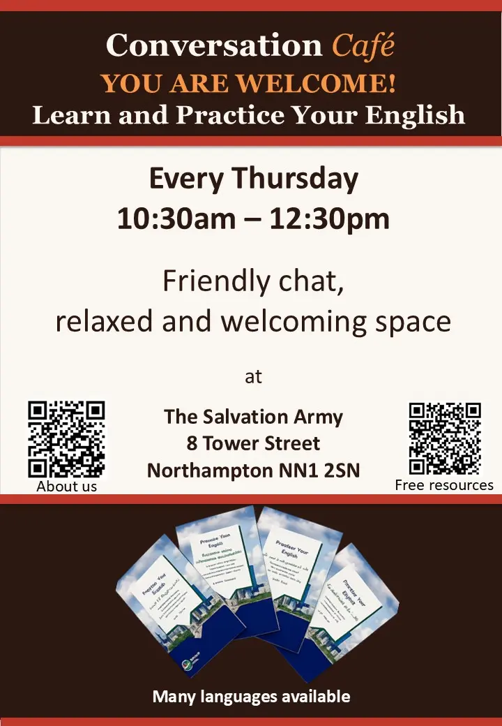 Conversation Cafe Poster