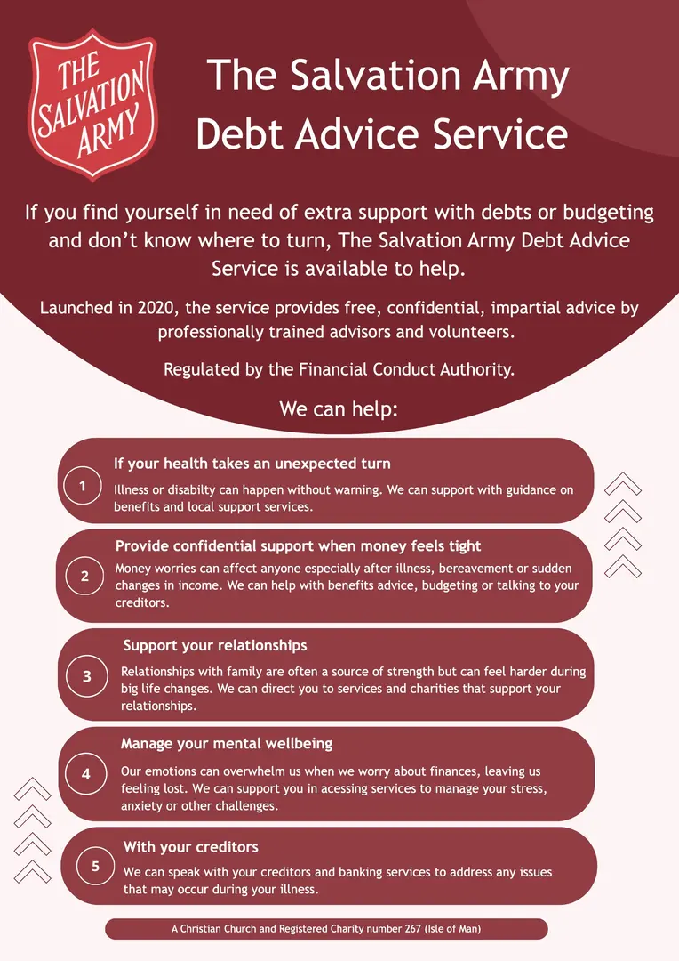 Debt Advice leaflet IOM 1