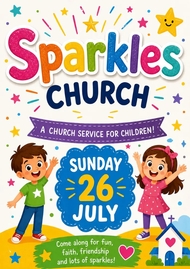 Sparkles Church- 28 July at 11,30pm