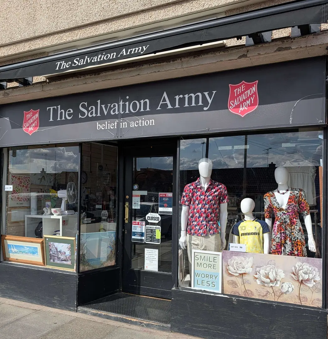 Chelmsford Charity shop on Byron Road, Chelmsford