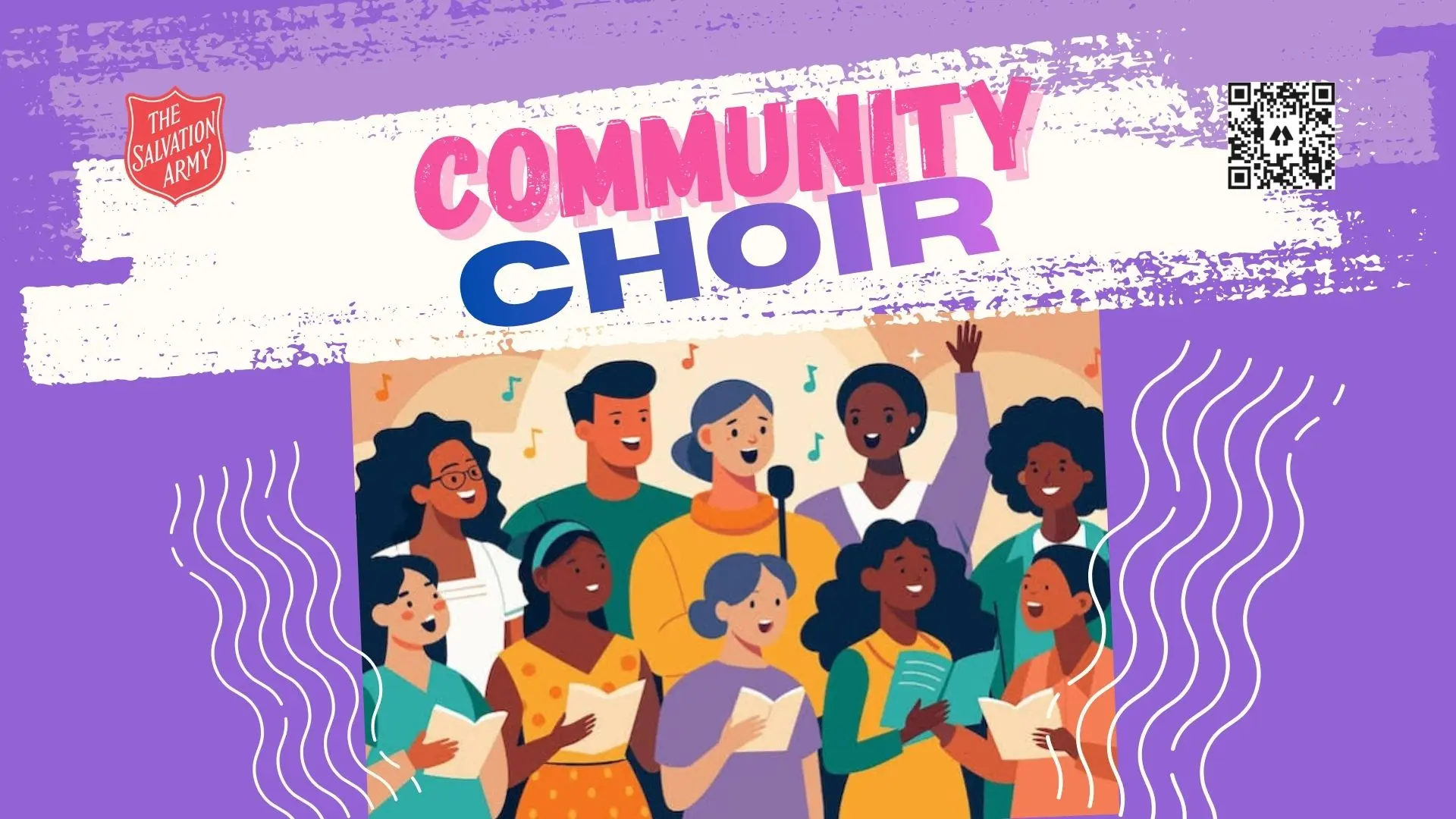 Community choir poster