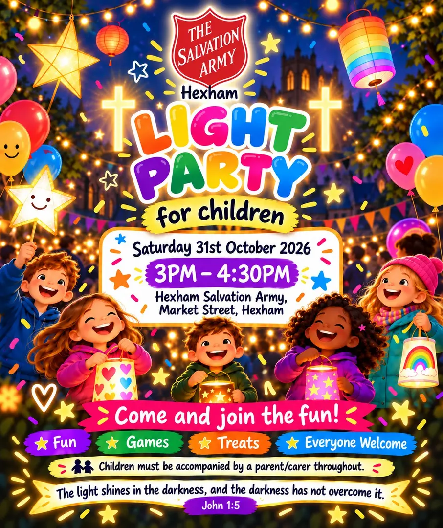 Light party poster