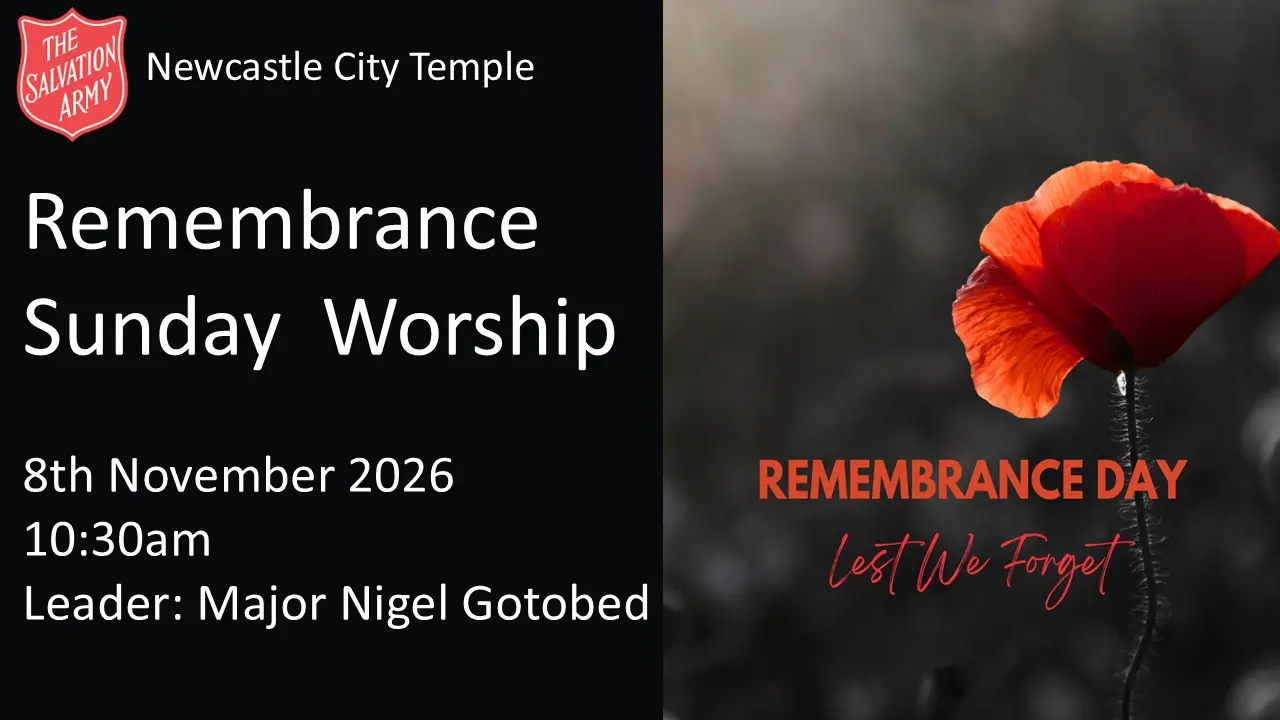 Remembrance Sunday Worship 2026