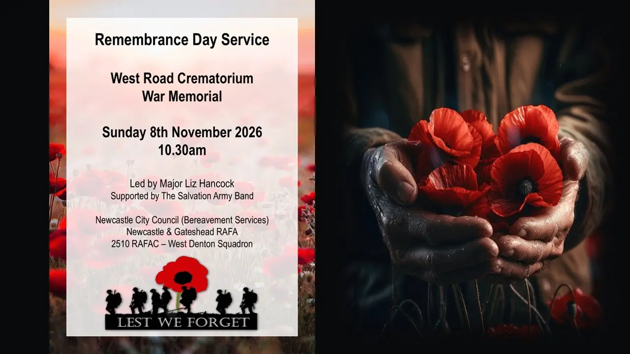 Remembrance Sunday Service at West Road Crematorium