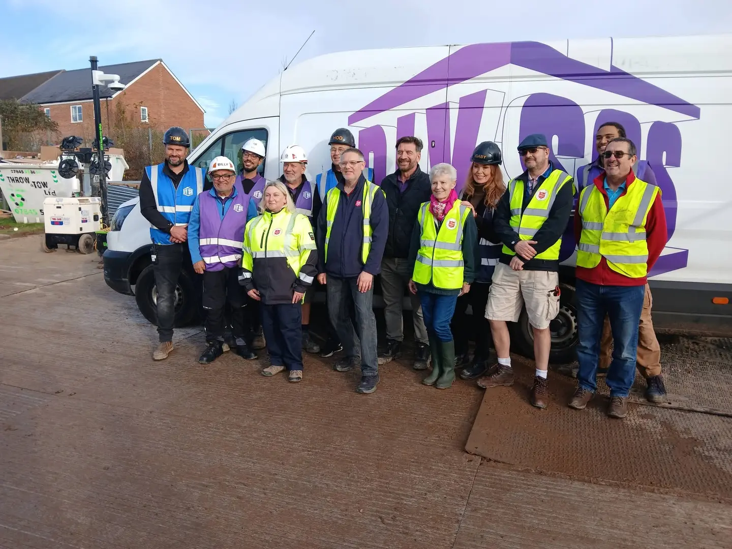 Some of the volunteers