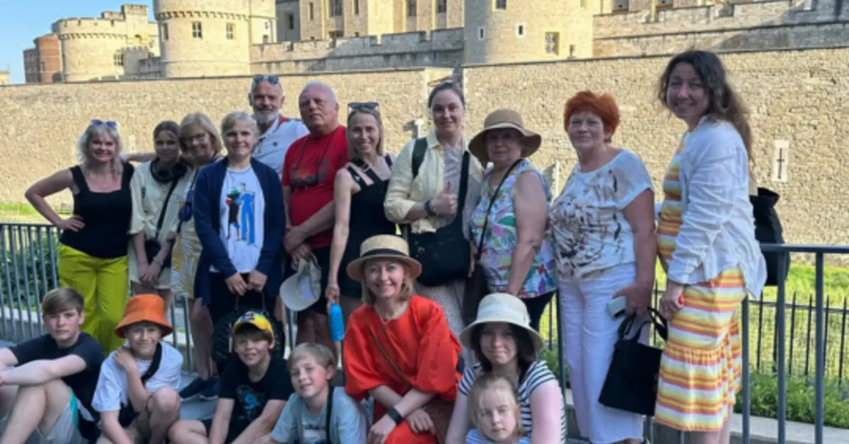 Monkwearmouth capital trip creates memories for Ukrainian children